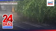 Rider na sumilong mula sa ulan, patay sa pagbagsak ng halaman at 2 poste | 24 Oras Weekend
