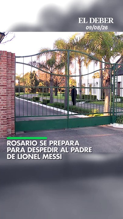 Rosario se prepara para despedir al padre de Lionel Messi