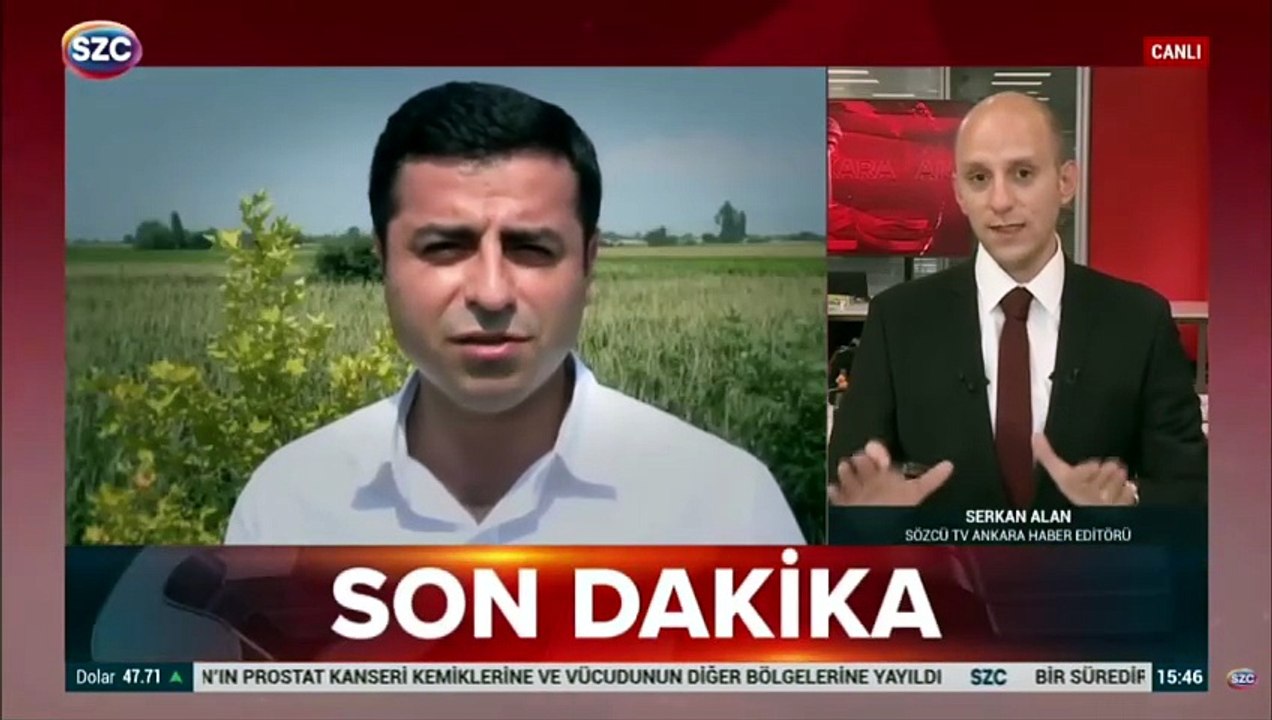 Selahattin Demirtaş'tan çerçeve yasa mesajı