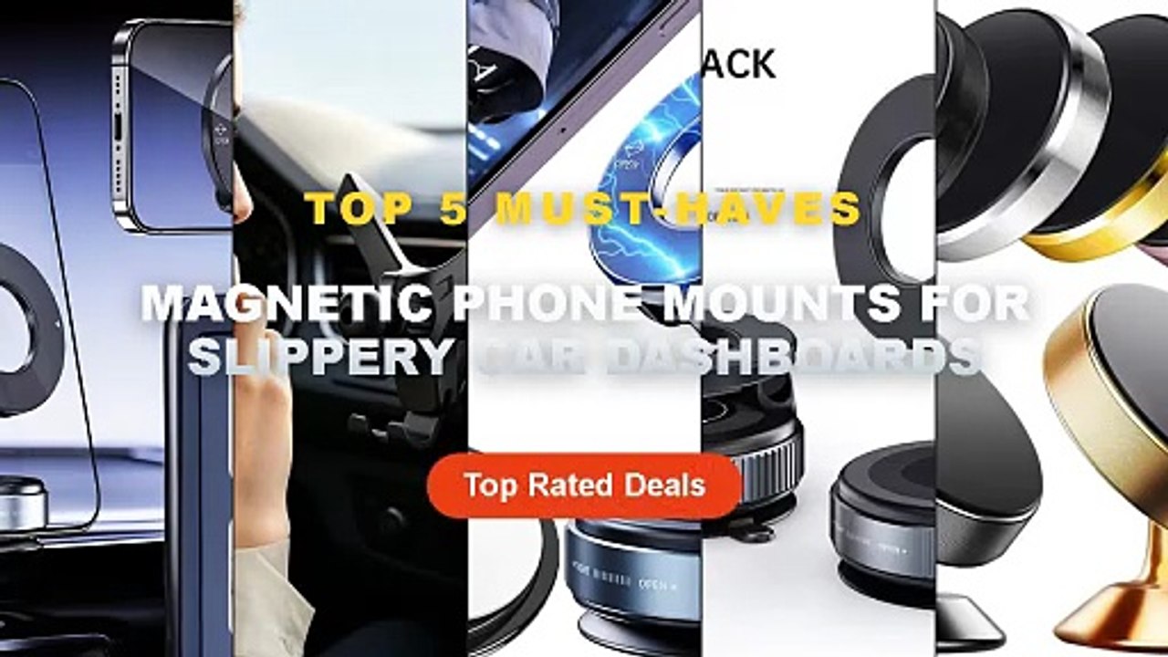 Magnetic Phone Mounts For Slippery Car Dashboards: Top 5 Best Sellers