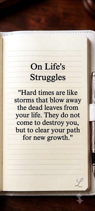 The Power of Life's Struggles | Inspiring Wisdom & Quotes