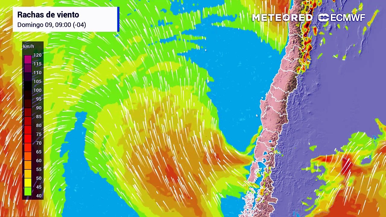Fuertes rachas de viento previstas para la cordillera de la RM