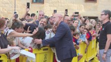 Luis de la fuente recibimiento en, Haro, la Rioja