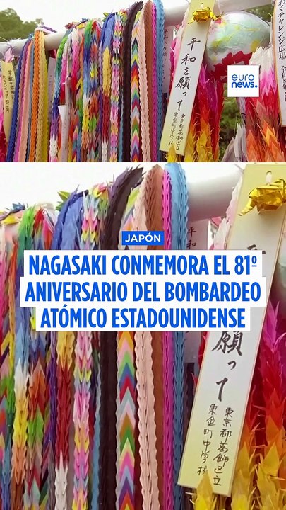 Nagasaki, el 81 aniversario de la bomba atómica inquieta a los defensores del pacifismo