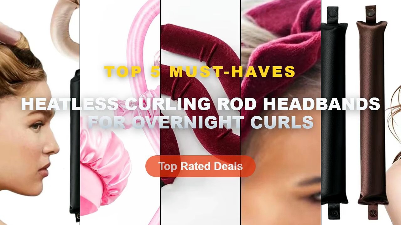 Cheap & Best Heatless Curling Rod Headbands For Overnight Curls Unboxing & Review - Heatless Curling Rod Set No Heat Ove...