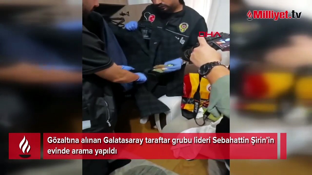 Galatasaray tribün lideri Sebahattin Şirin gözaltına alındı