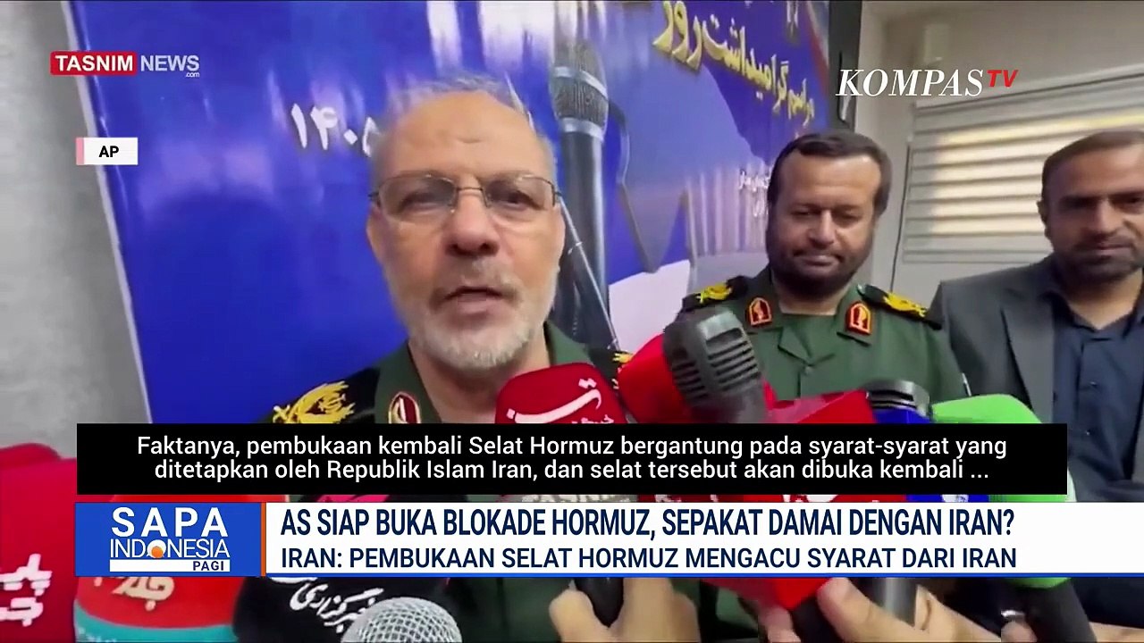 [FULL] AS Siap Buka Blokade Selat Hormuz, Sepakat Damai dengan Iran? Ini Kata Pengamat | SAPA PAGI
