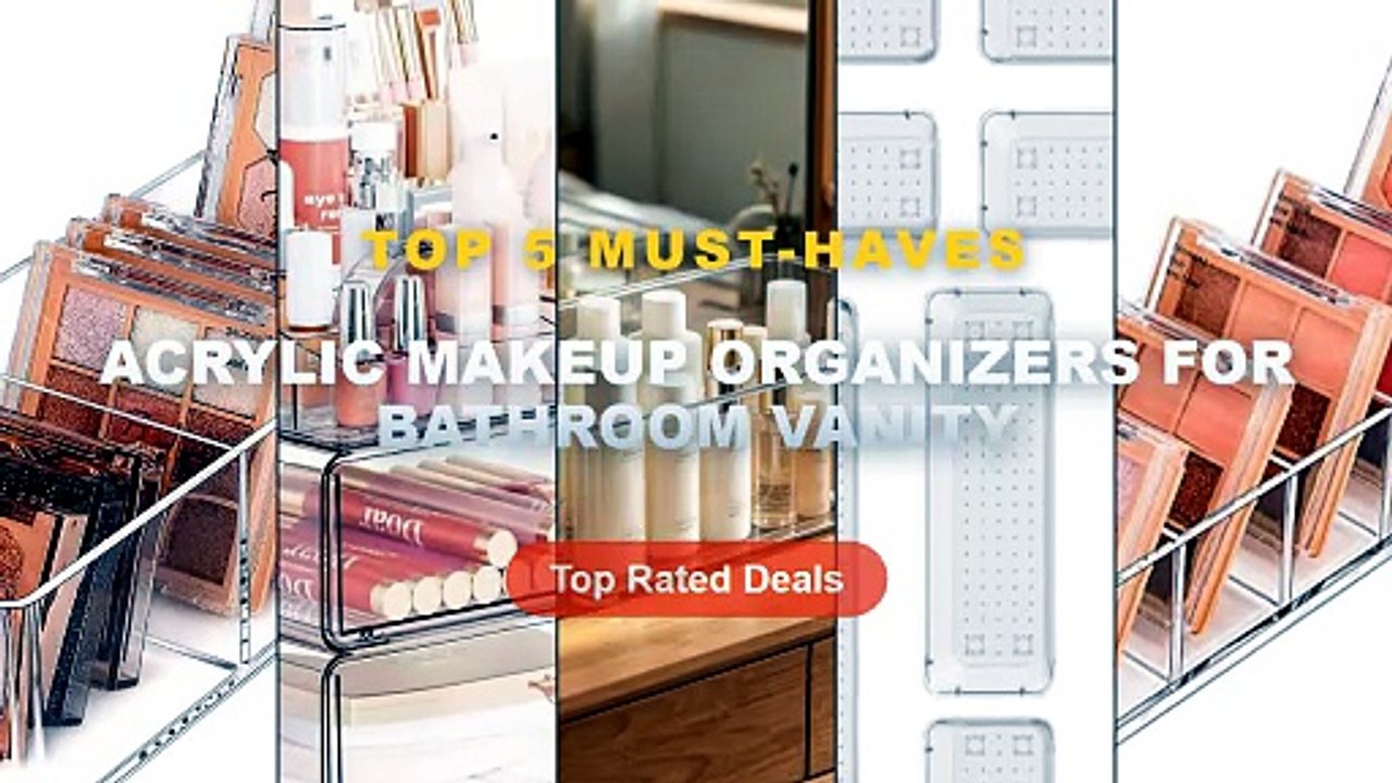 Best Acrylic Makeup Organizers For Bathroom Vanity on AliExpress | Review - Clear Acrylic Makeup Organizers Countertop, ...