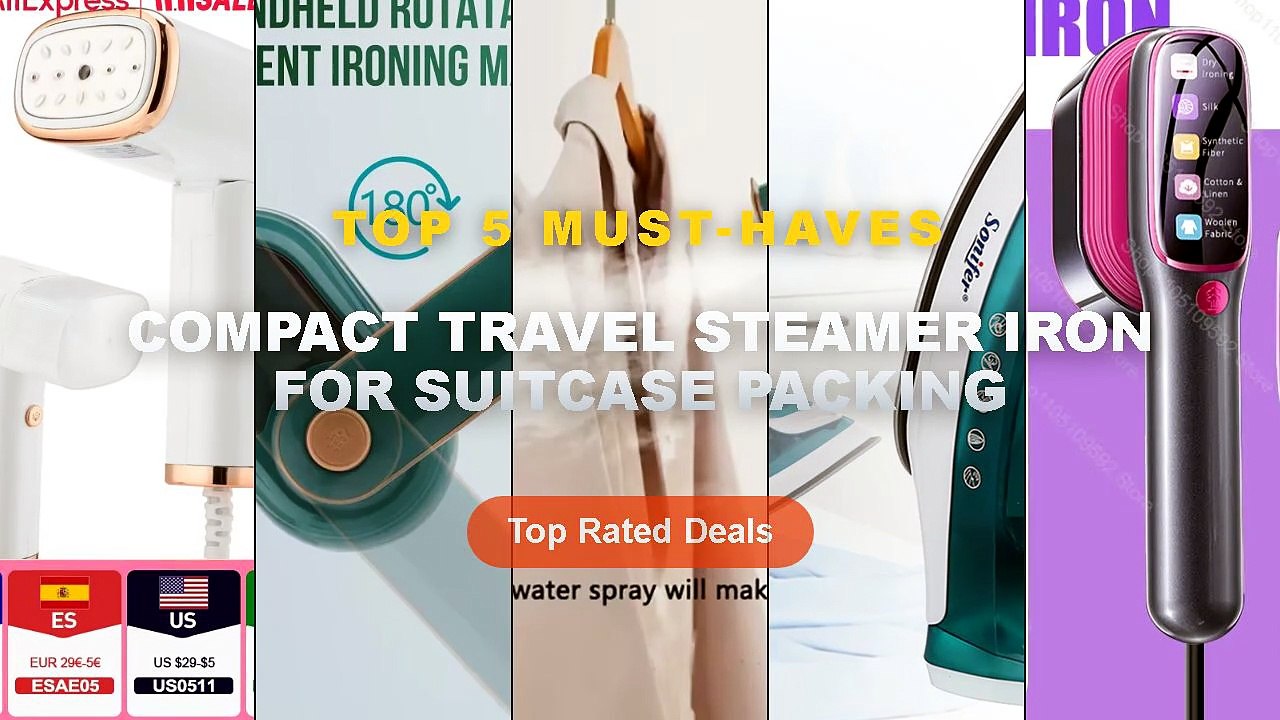 Ultimate Guide to the Best Compact Travel Steamer Iron For Suitcase Packing