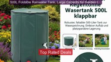 500L Foldable Rainwater Tank, Large Capacity for Garden Irr... -- Top Pick 2026 | Unbeatable Price!