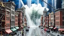 🌊🎥 How a Massive Sea Storm Destroys a Movie City! | AI Filmmaking Behind the Scenes