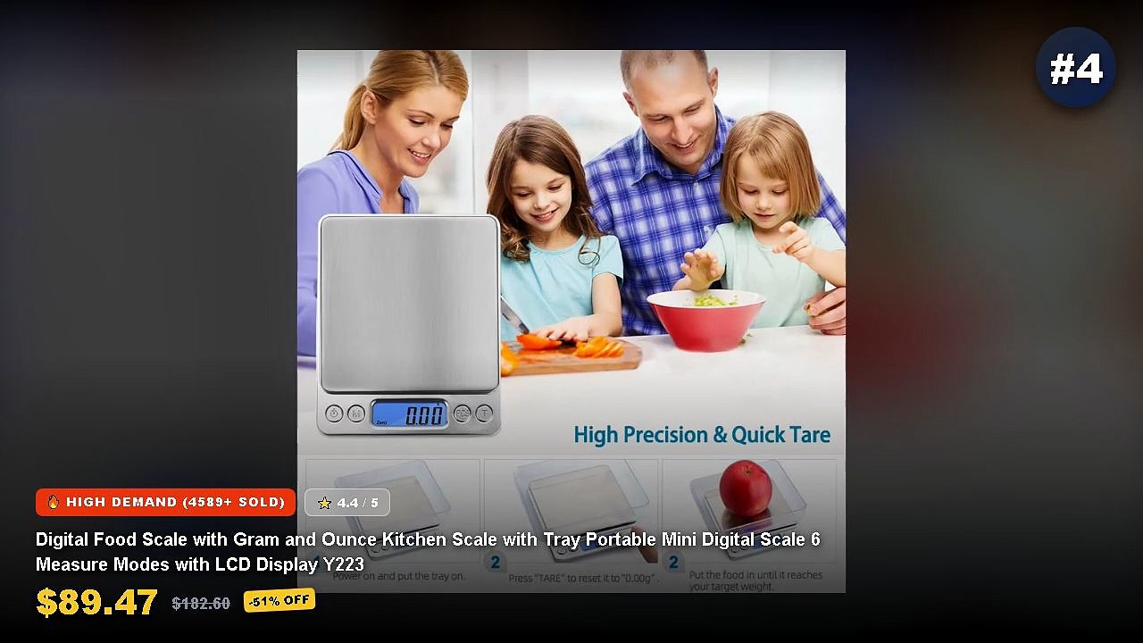 Cheap & Best Digital Kitchen Scales With Bowl For Baking Unboxing & Review - 5kg 1g Digital Scale Portable LCD Electroni...