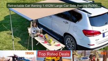 Retractable Car Awning 1.4X2M Large Car Side Awning Pu3000Mm U... -- Best Buy 2026 | Great Quality!