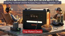 SolarPlay Q2402M 2500W Portable Power Station, 2304Wh LiFePO4 Batte... -- Top Rated 2026 | Buy Now!