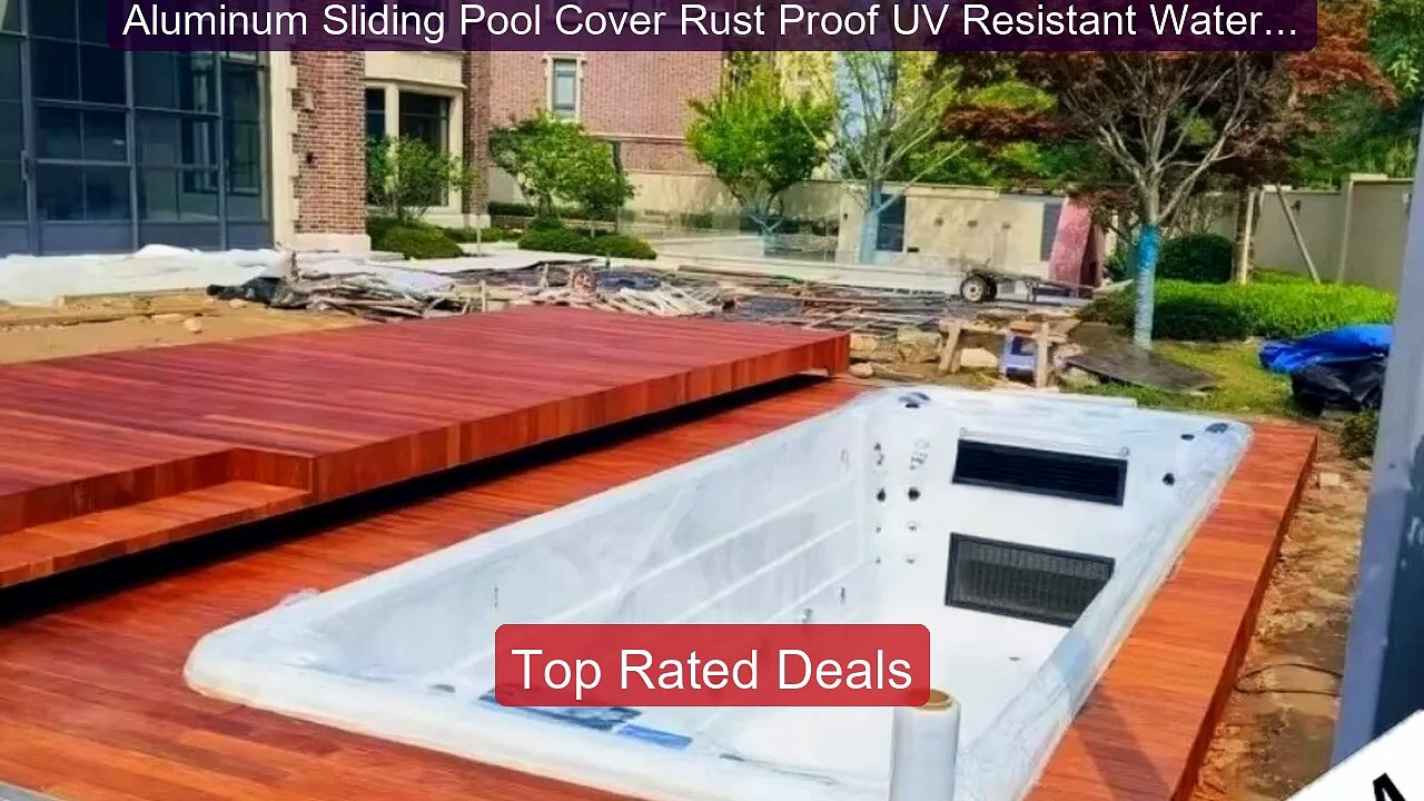Aluminum Sliding Pool Cover Rust Proof UV Resis...