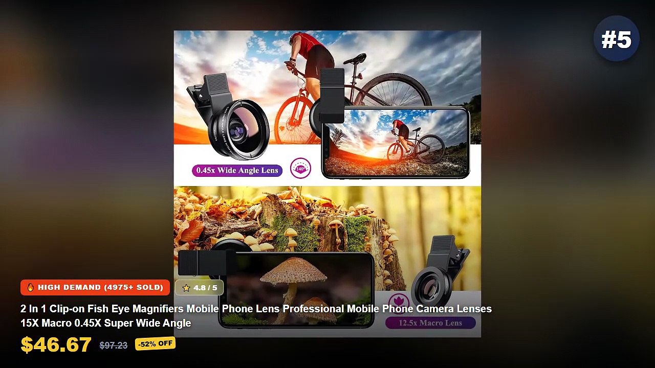 Amazing Clip On Phone Lenses For Better Photos...