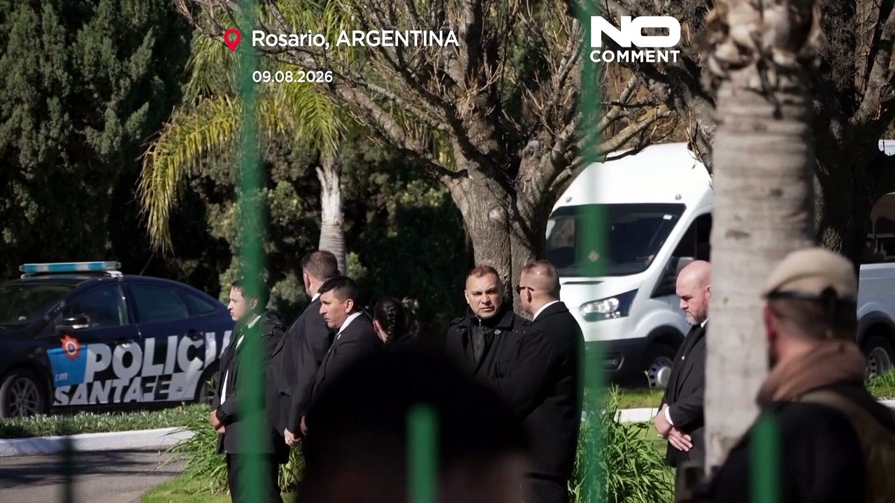 Месси прощается с отцом в родном Росарио