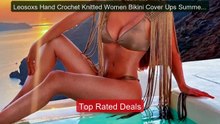 Leosoxs Hand Crochet Knitted Women Bikini Cover Ups Summer Holiday ... -- Top Rated 2026 | Buy Now!