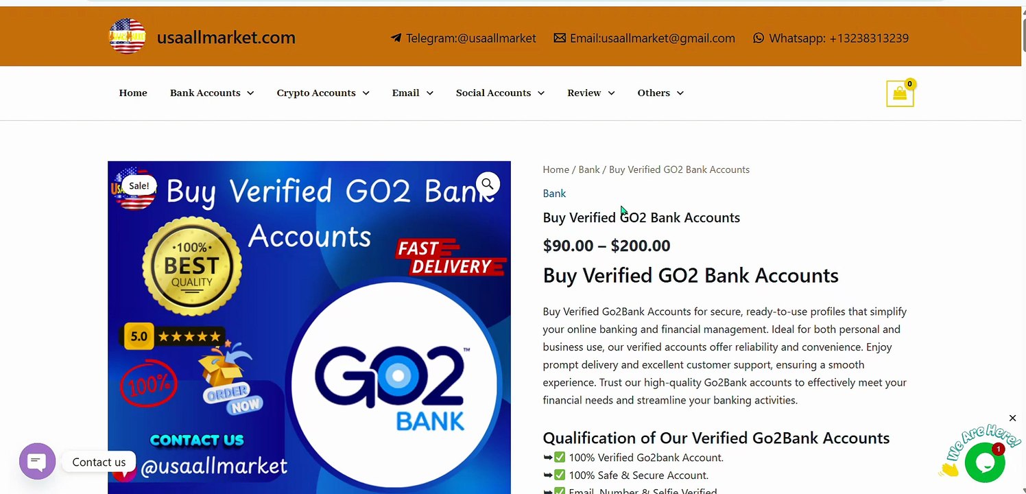 Buy Verified Go2Bank Accounts with Verification Completed