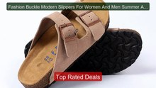 Fashion Buckle Modern Slippers For Women And Men Summer All-Match ... -- Best Deal 2026 | Shop Now!