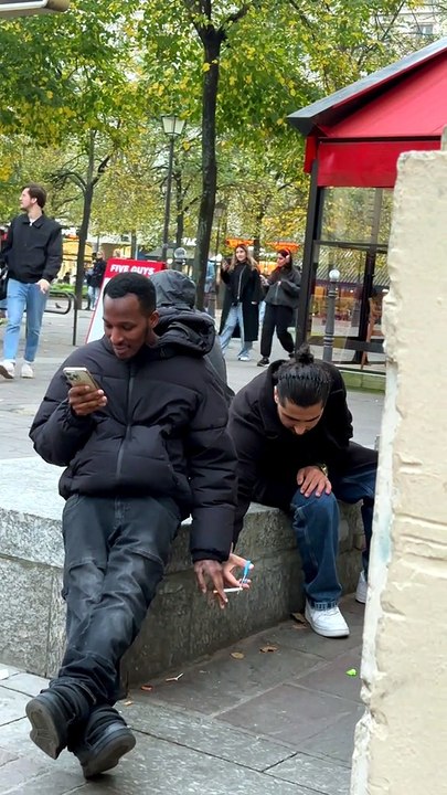 I Cut Off His Cigarette and He Starts Arguing with Someone Else 🇫🇷😂😳
