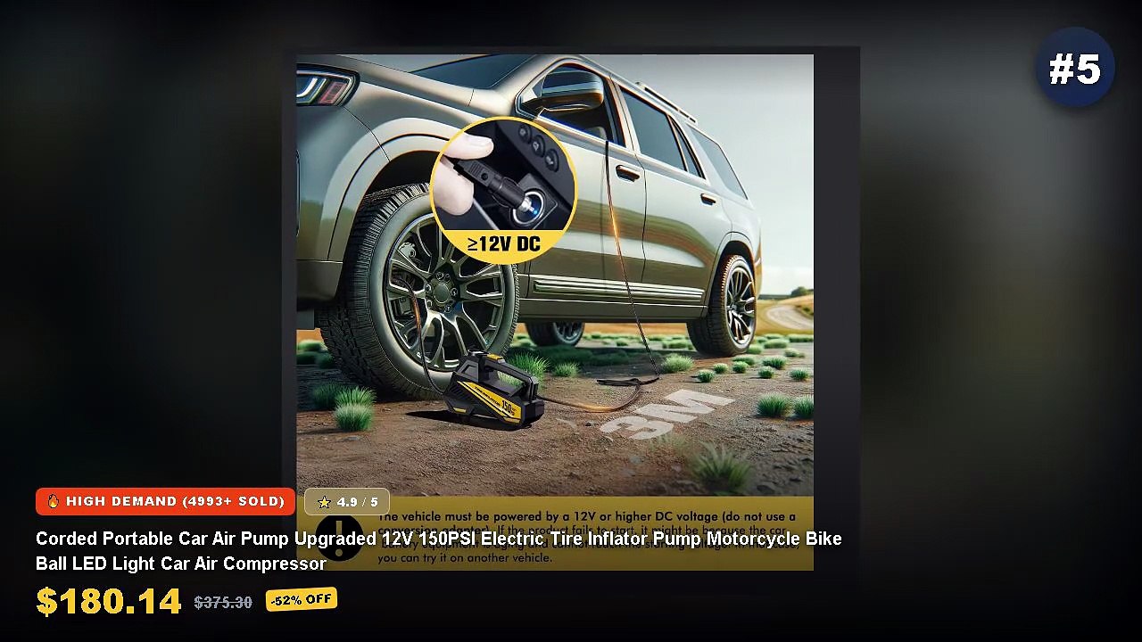 Best Mini Air Compressors For Car Tires on AliE...