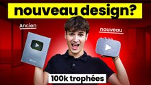 Je ⁠Déballe les Nouveaux Trophées YouTube 100K