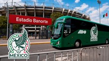 Selección Mexicana Sub-20 llega al Estadio Azteca para la Final del Premundial de la Concacaf