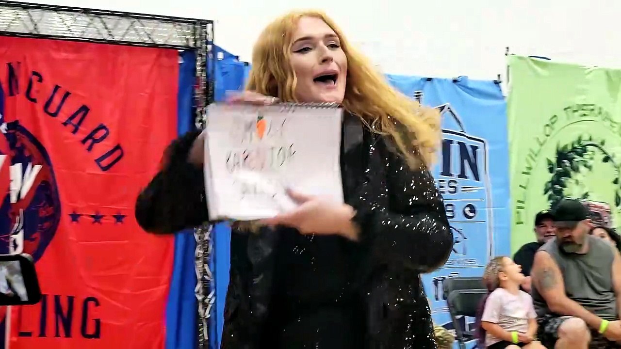 Pure Vanguard Wrestling Entrances Nessa Ferarri vs Emily Saxton