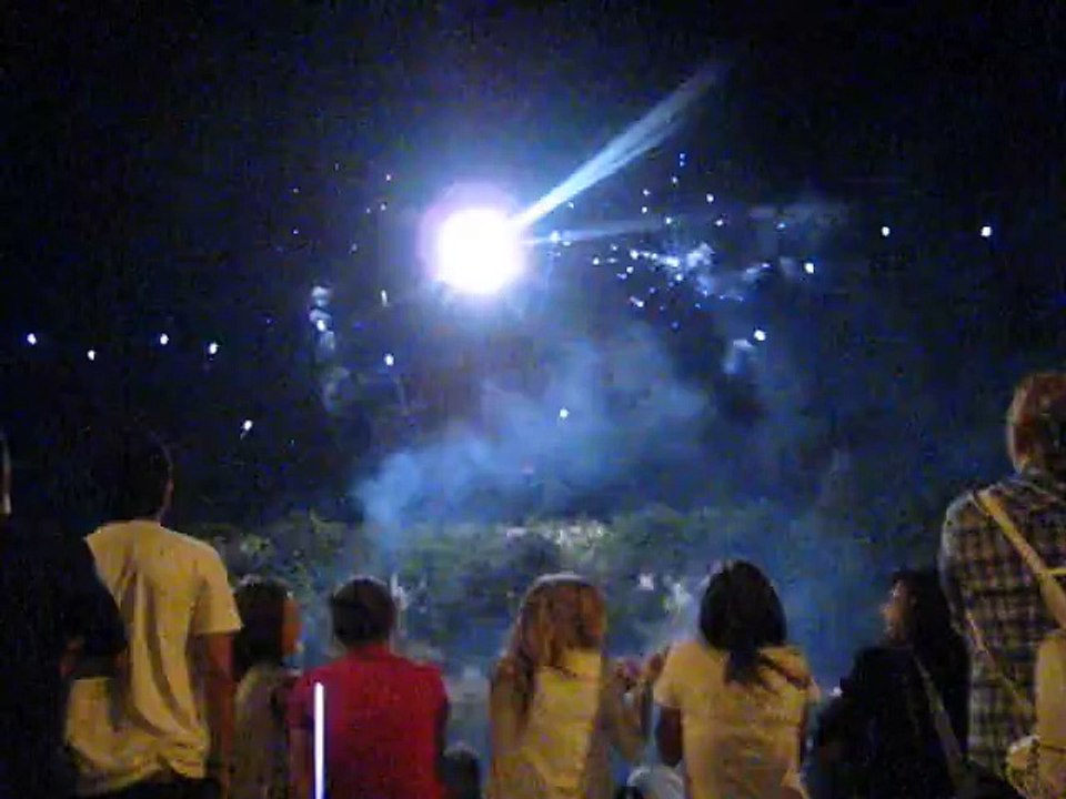 Puteaux, feu d'artifice du 14 juillet 2008