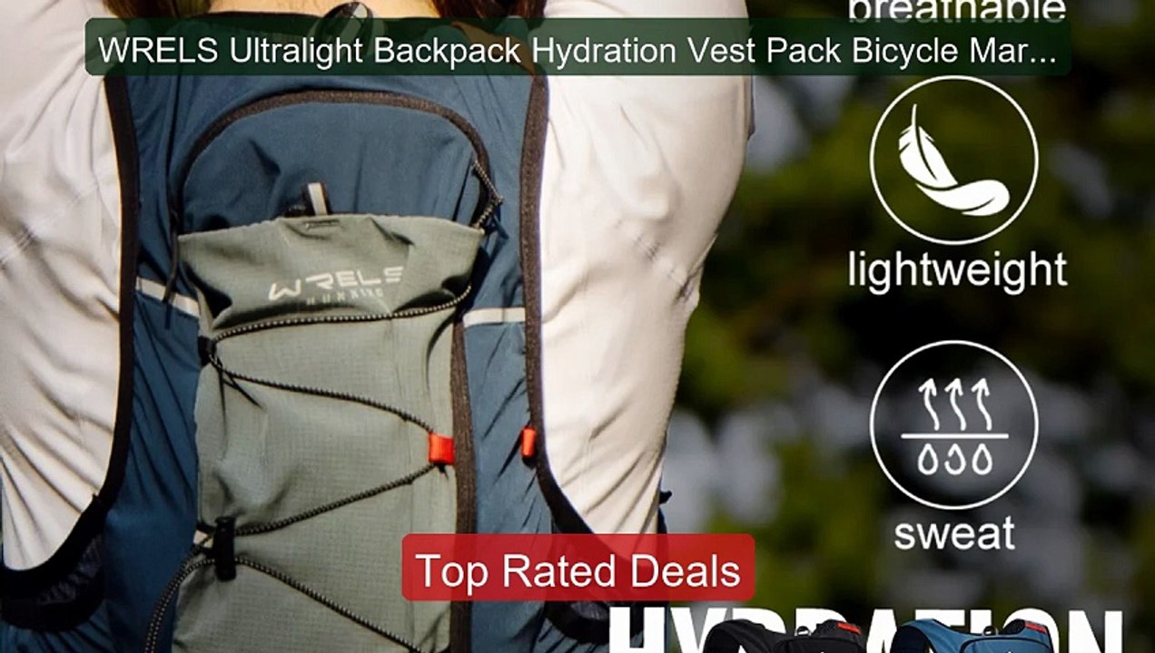 WRELS Ultralight Backpack Hydration Vest Pack Bicycle Marat... -- Top Pick 2026 | Unbeatable Price!