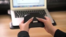 IPazzPort Mini Wireless Keyboard with Touchpad Mouse
