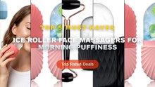 Ultimate Guide to the Best Ice Roller Face Massagers For Morning Puffiness - Silicone Facial Ice Roller Reusable Face Ic...