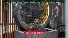 Home Decor Water Curtain Wall Indoor Outdoor Garden Waterfa... -- Top Pick 2026 | Unbeatable Price!