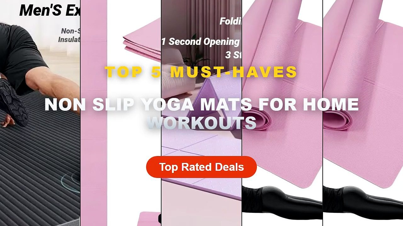 Cheap & Best Non Slip Yoga Mats For Home Workouts Unboxing & Review - Yoga Mat Pilates Fitness Mat 3/4/6mm Thicknes Non ...