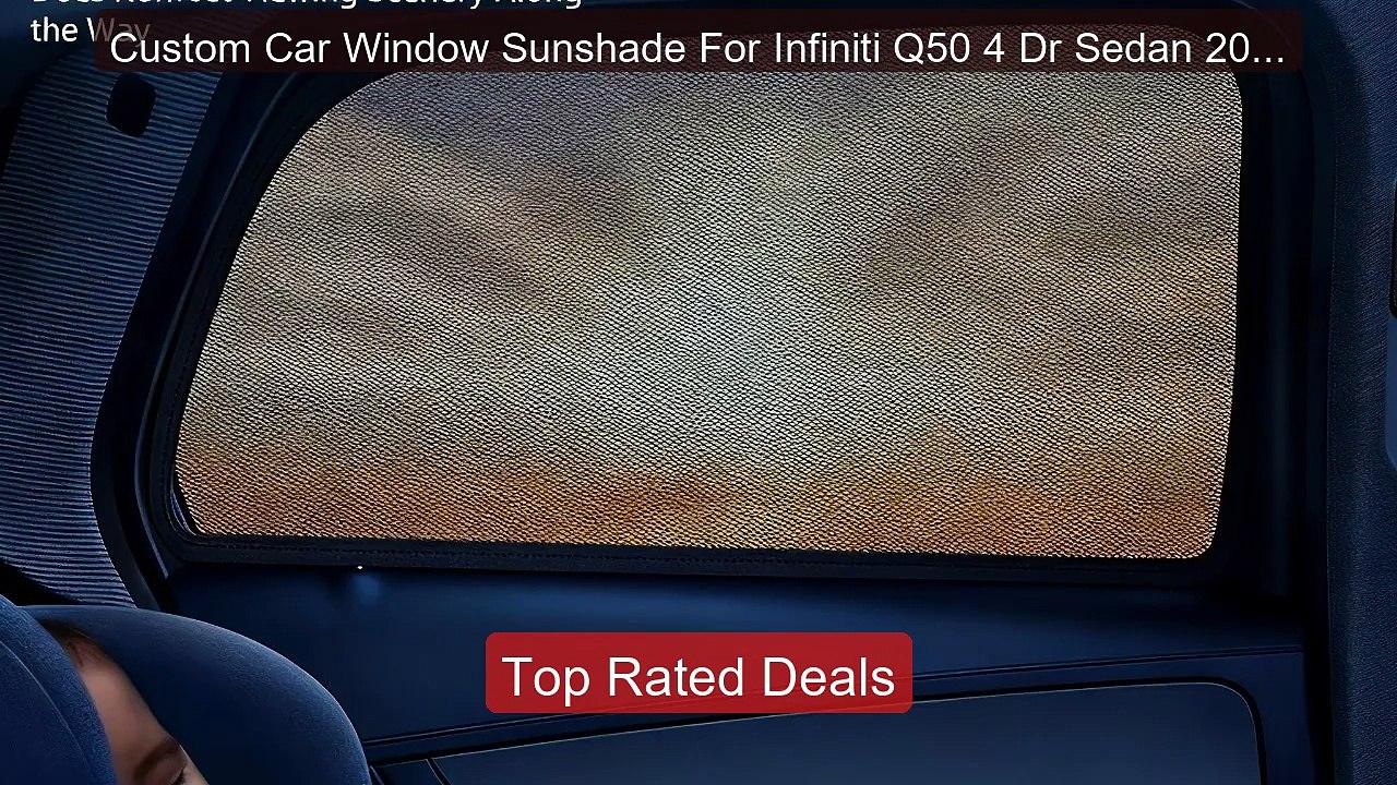 Custom Car Window Sunshade For Infiniti Q50 4 Dr Sedan 2014-2024 M... -- Best Deal 2026 | Shop Now!