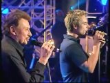 Johnny Hallyday - Sang pour sang ( avec David Hallyday Tv 1999 )