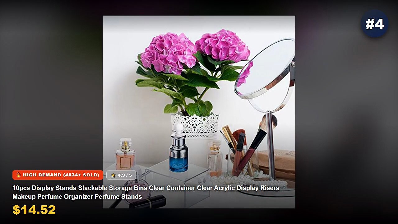 Amazing Acrylic Makeup Organizers For Small Bathroom Counters You Need To See