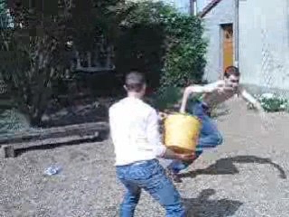 Bataille d'eau !!!