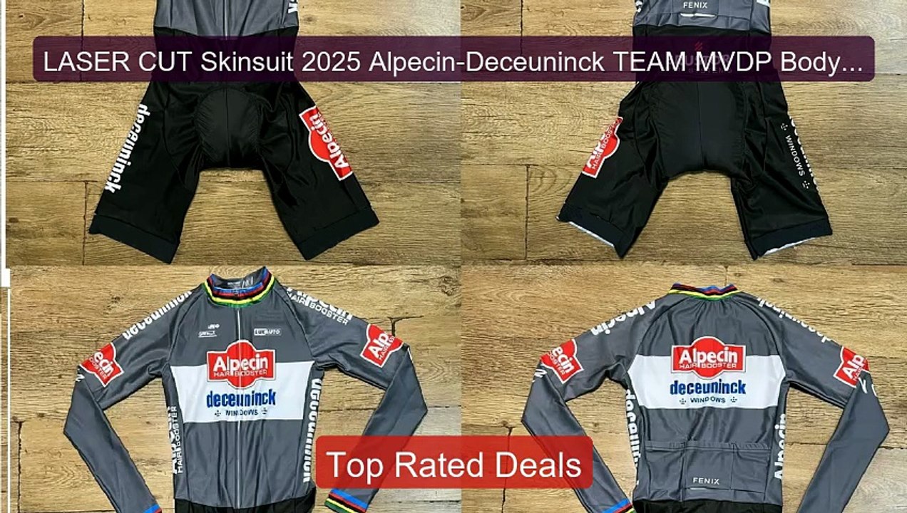 LASER CUT Skinsuit 2025 Alpecin-Deceuninck TEAM MVDP Bodysu... -- Top Pick 2026 | Unbeatable Price!