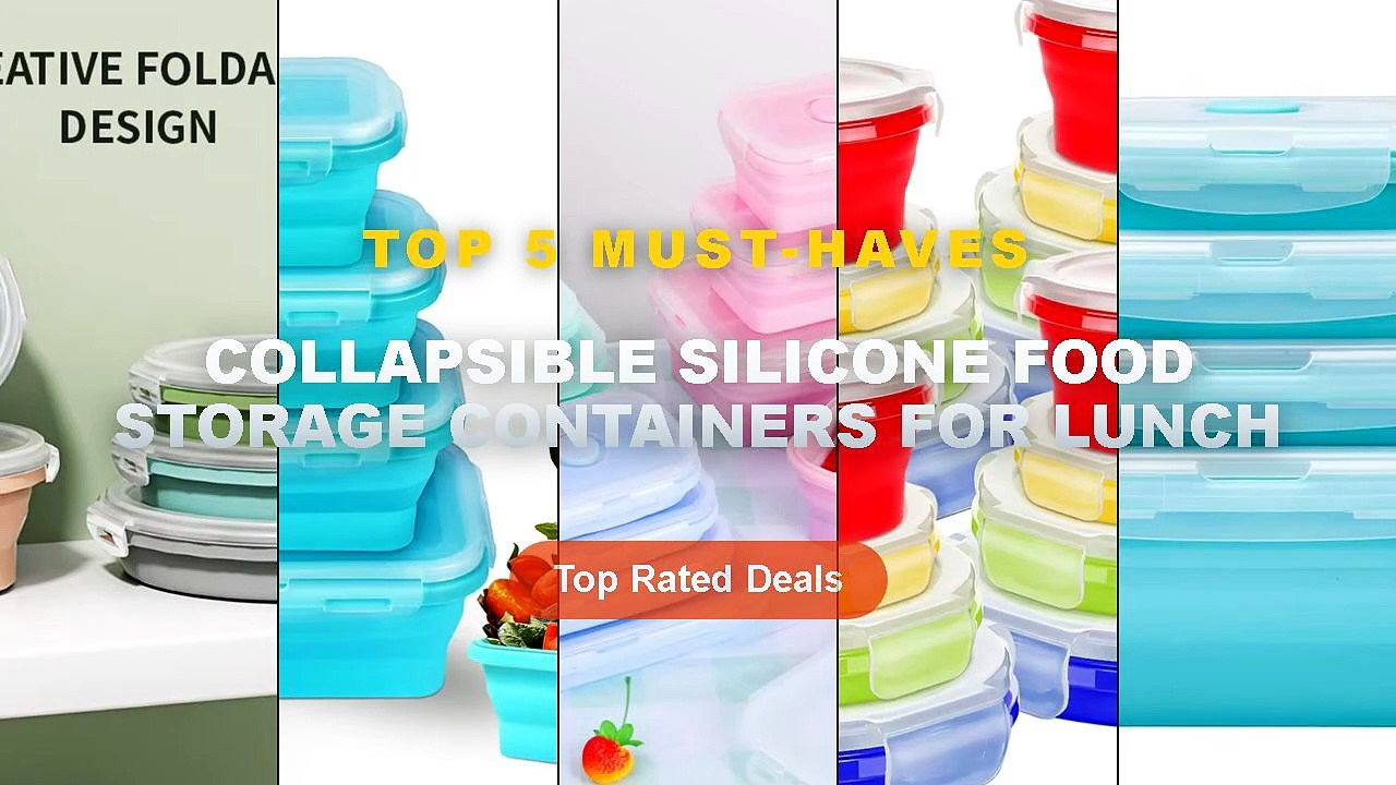 Don't Buy Collapsible Silicone Food Storage Containers For Lunch Before Watching This!