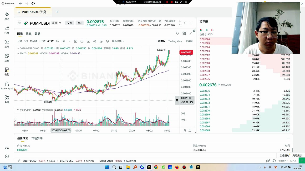Ansem 公开强烈看好 PUMP，认为其被严重低估，并给出了极具说服力的逻辑：pump.fun 手握 20 亿美元现金储备，收入高居行业前三，但市值仅 10 亿美元左右，市盈率低得惊人。Ansem 预测，凭借扎实的现金流与生态扩张，PUMP 有望在不到两年时间内冲进加密市值前十，是值得从底部持有至市场顶部的核心资产。