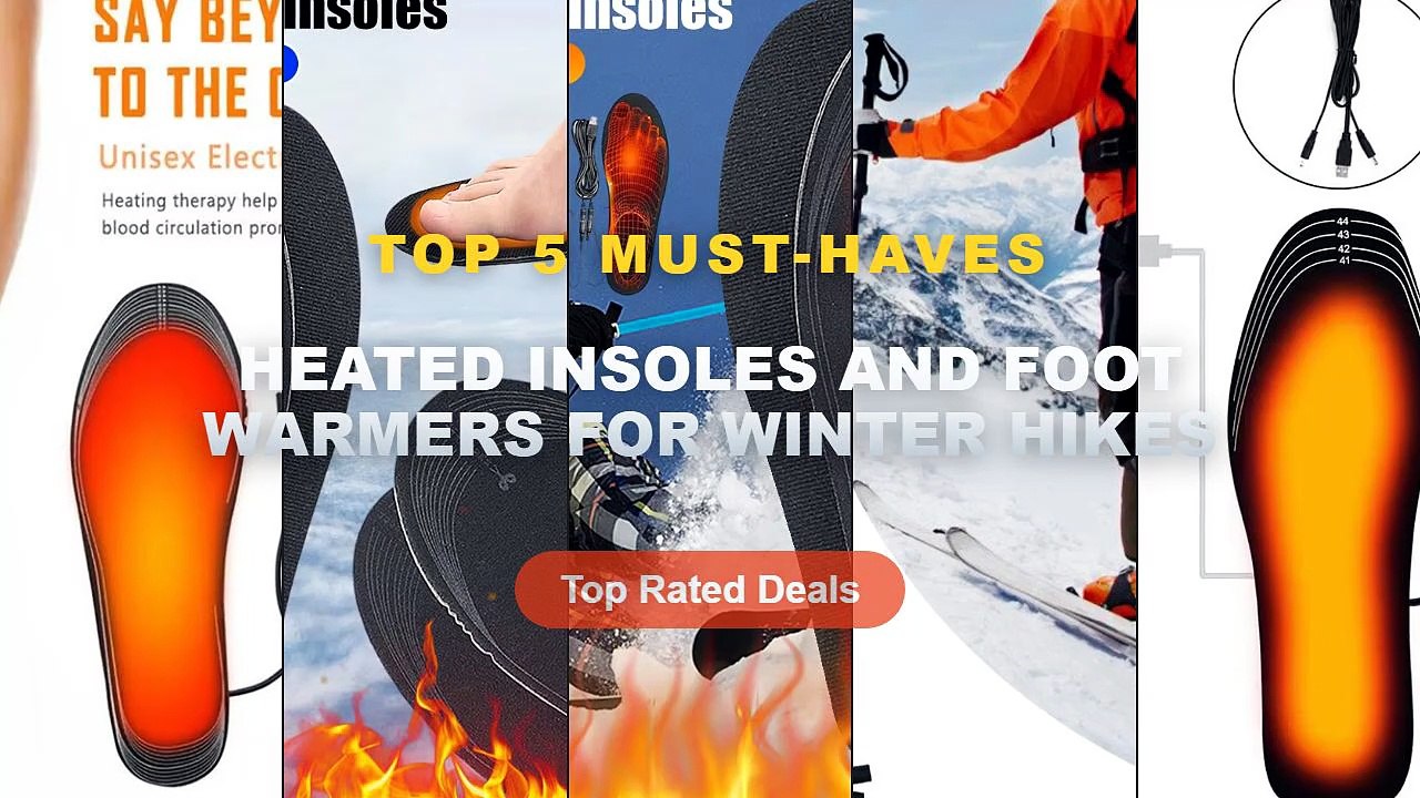 Heated Insoles And Foot Warmers For Winter Hike...