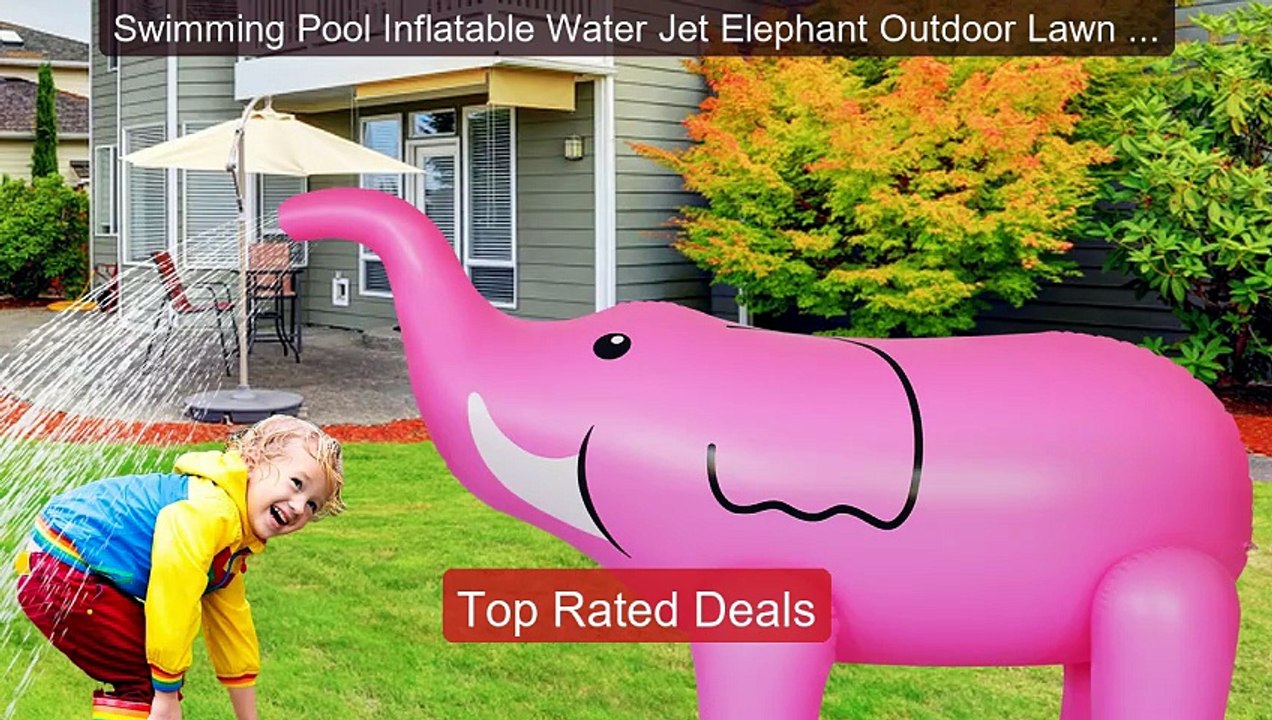 Swimming Pool Inflatable Water Jet Elephant Outdoor Lawn Sprinkler... -- Best Deal 2026 | Shop Now!