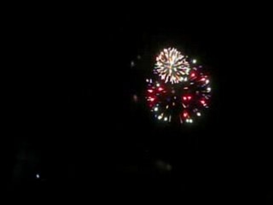 Feu d'artifice blaye 14 juillet 2008