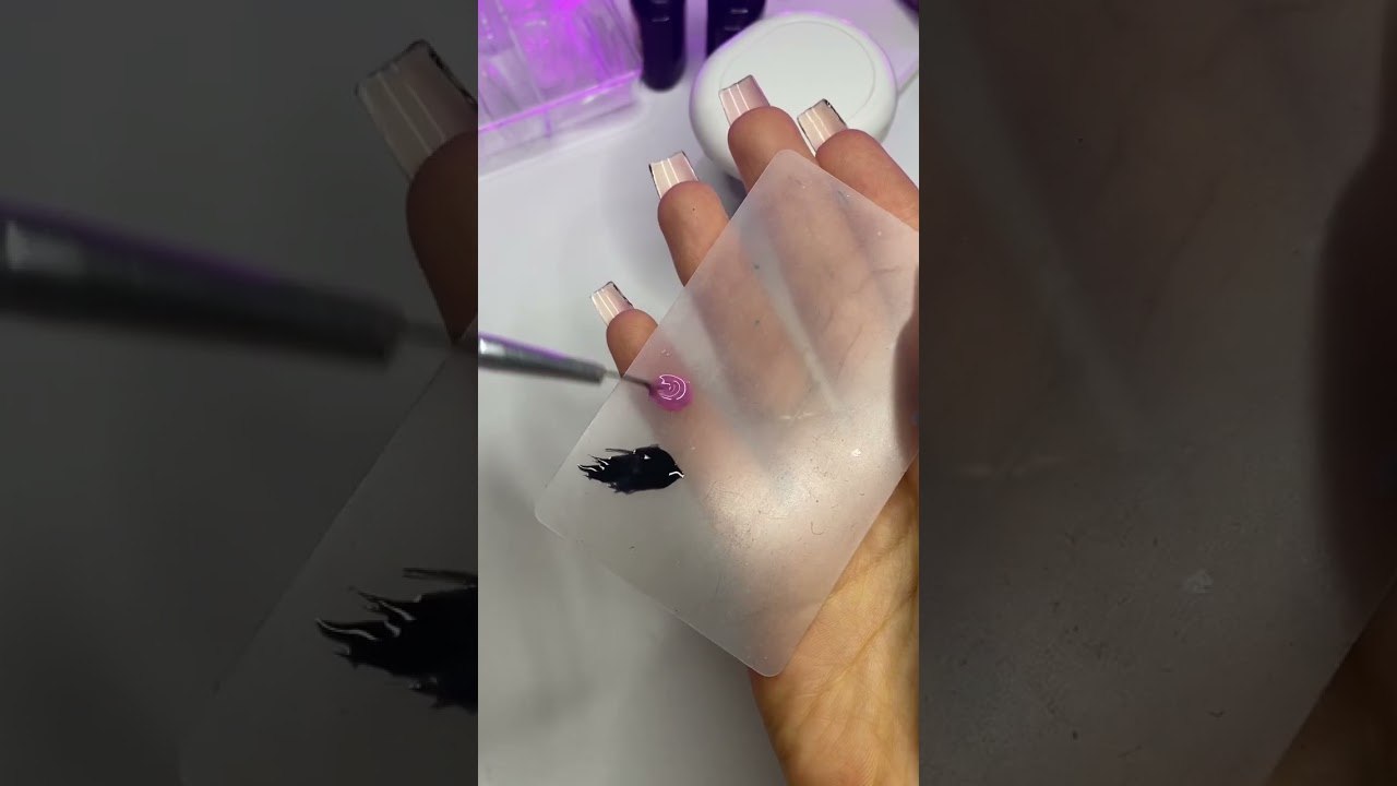 Comic Nails TikTok Trend #shorts #nails #gelnails #gelx