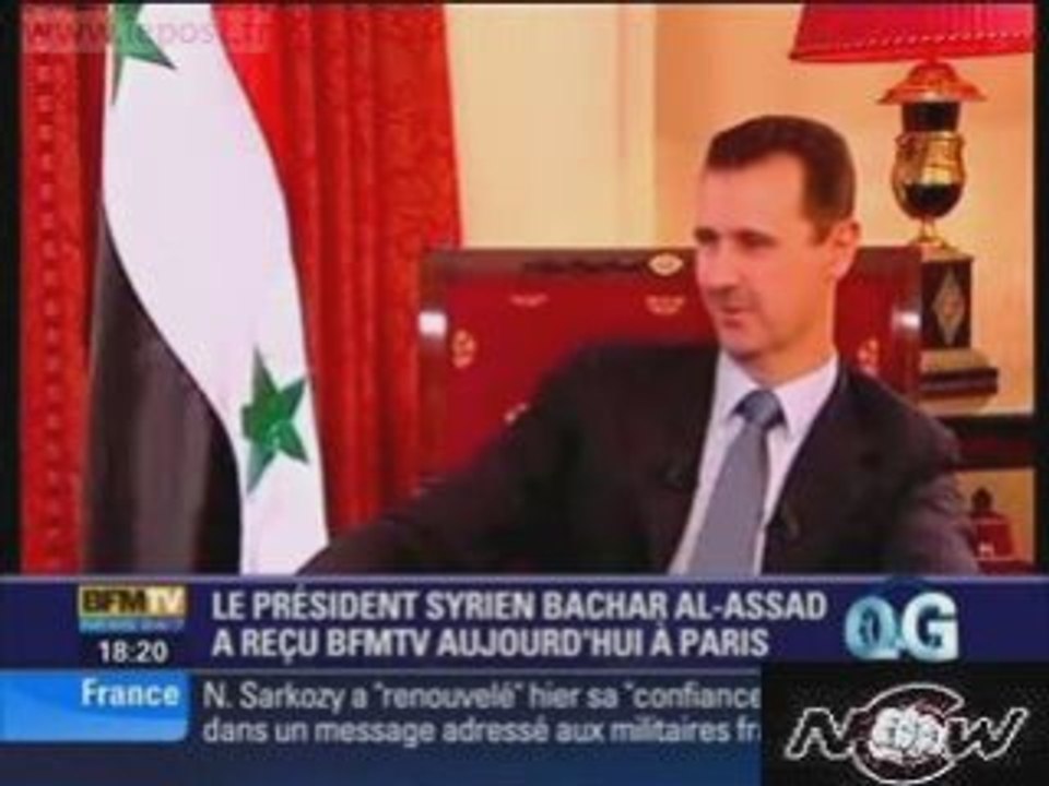 Bachar Al-Assad : fan de Carla Bruni !