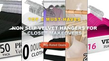 Don't Buy Non Slip Velvet Hangers For Closet Makeovers Before Watching This!