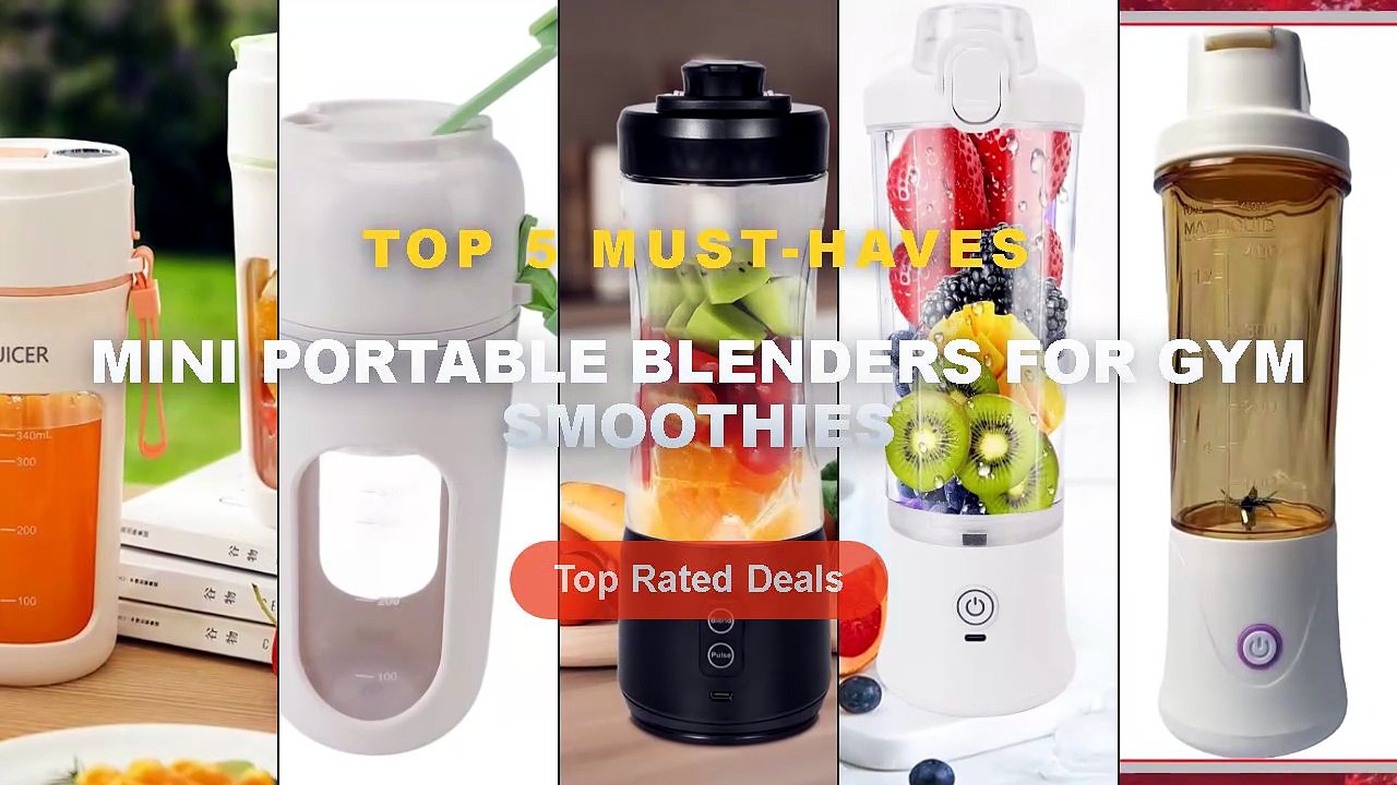 Cheap & Best Mini Portable Blenders For Gym Smo...