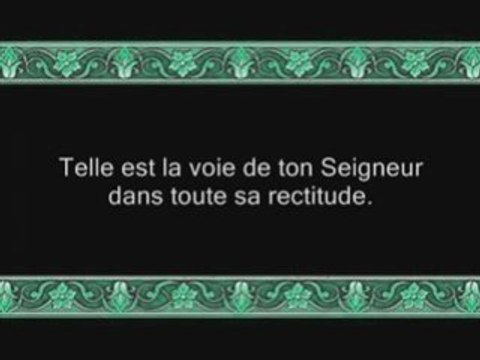 Sourate 6: Al An'am (Les Bestiaux) versets 111 à 140